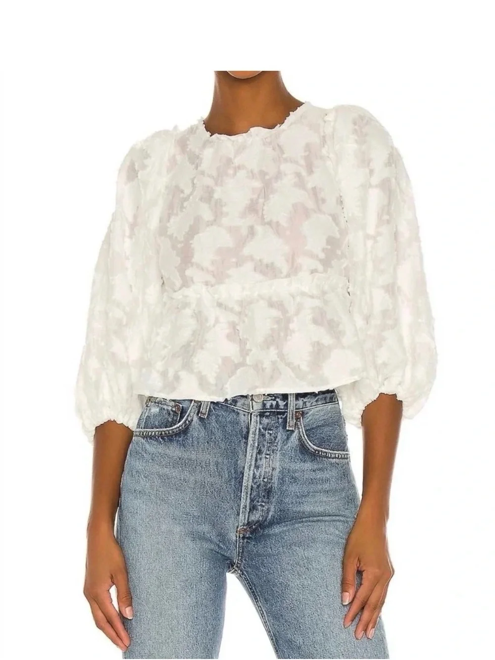 Free People Callie Open Back Top Euc Sz S
